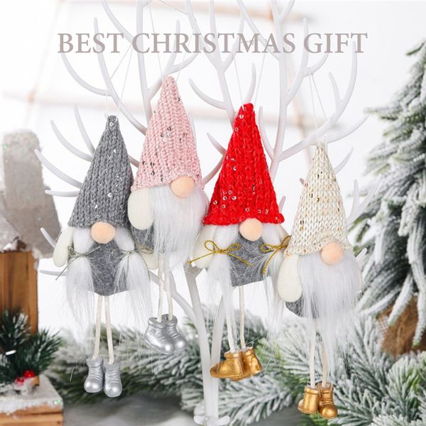 

santa faceless doll creative forest elderly doll pendant christmas decorations for home merry christmas ornament xmas gifts 2021