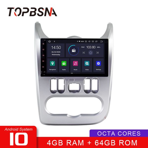 

sna 4g+64g android 10 car dvd player for logan 1 sandero lada lergus largus dacia 2010-2020 1 din car radio auto rds