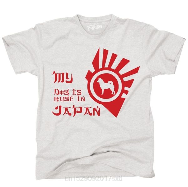 

2019 fashion t-shirt akita inu shiba - japan my dog is huge in japan siviwonder hund t shirt