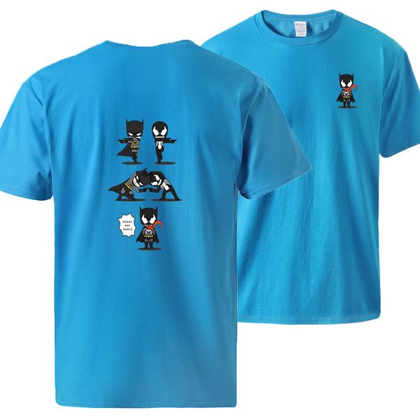 

superhero venom batman tshirts mens summer short sleeve sportswear tshirts 2020 man brand 100% cotton man loose workout tee