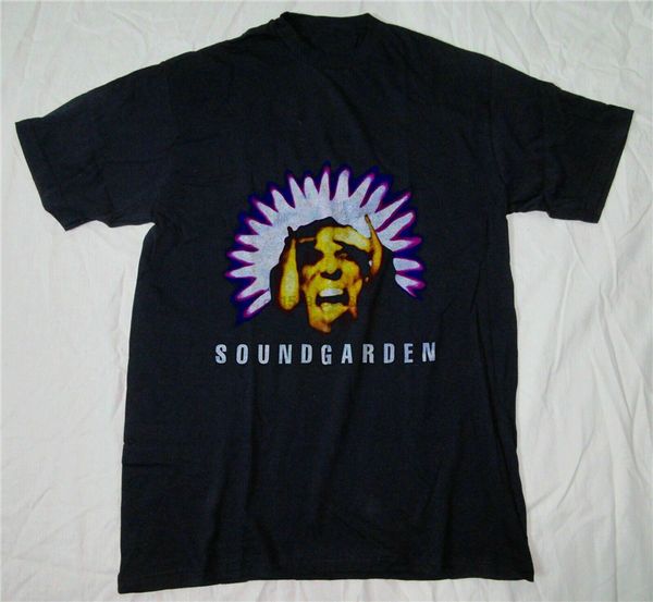 

vintage soundgarden black hole sun t-shirt concert tour tee reprint more size and colors tee shirt
