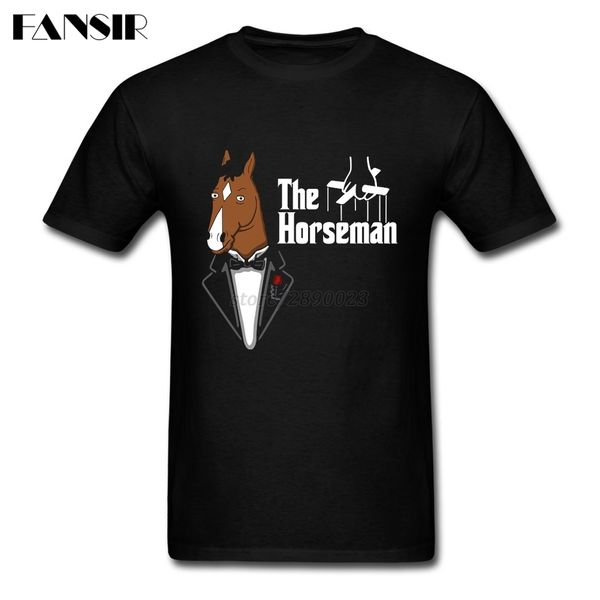 

harajuku godfather the horse man t shirt mens custom cotton short sleeve men t-shirt brand-clothing big size