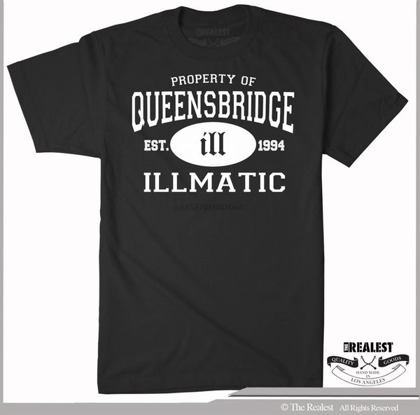 

illmatic queensbridge nas черный t shirt свитер dj classic hip hop ill