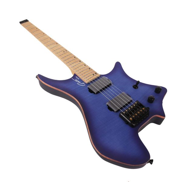 

good quality electric headless travel guitar