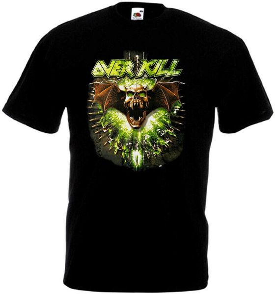 

overkill poster 5 t shirt black thrash heavy metal all sizes s 5xl