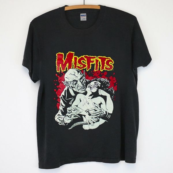 

редкие !! reprint misfits vintage concert t shirt 90s унисекс сша размер