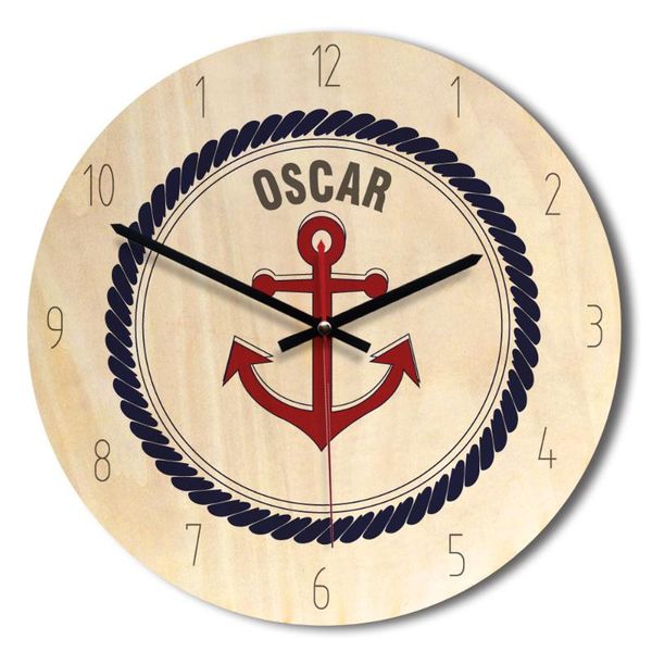 

nordic wooden antique wall clock creative living room home wall clock