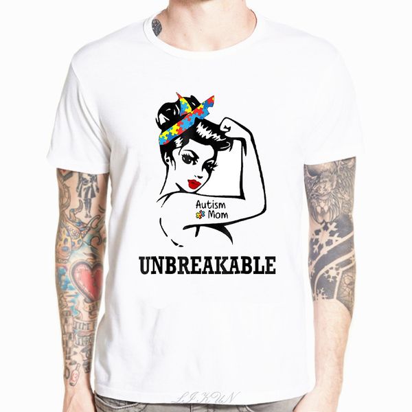 

аутизм t-shirt, любовь, сердце, мама, unbreakable, awareness, adult tee лучших мужчин женщина unisex новая мода тенниска дети тенниска