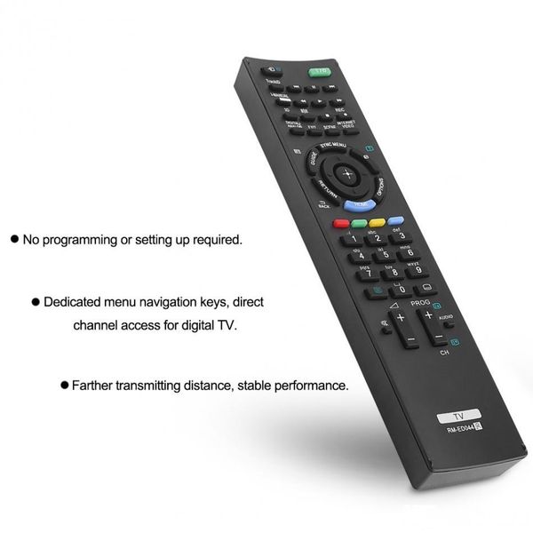 

vife remote control for sony rm-ed044 led lcd tv control remote replacement television smart remote control