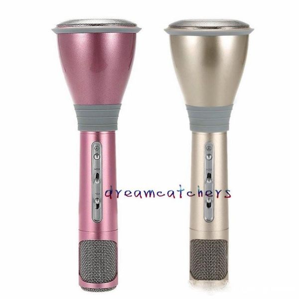 

fashion mini karaoke player k068 microphone bluetooth wireless with mic speaker condenser ktv sing for android ios phone computer