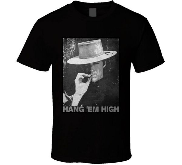 

hang em high clint eastwood spaghetti western cowboy movie tee t shirt t-shirt latest new style