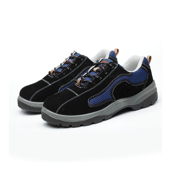 

men & women anti-smash steel toe work shoes industrial&construction shoes puncture proof safety shoes blue