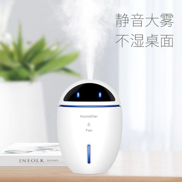

new style stall usb car mounted deskhumidifier with fan mute spray machine household small humidifier