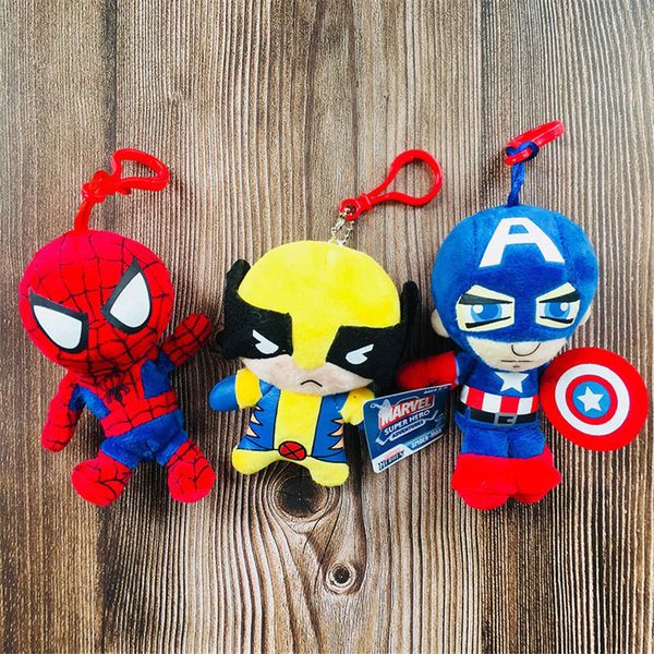

avengers movie plush toy us captain raytheon plush doll small pendant car bag decoration kids toys