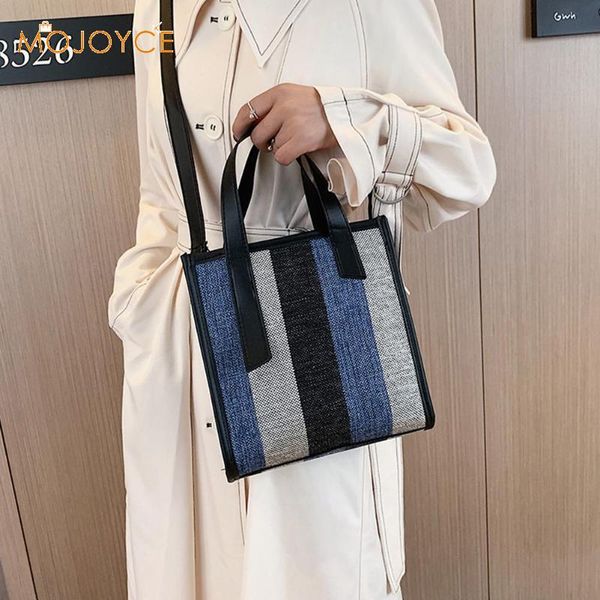 

hit color striped shoulder messenger bag women woolen large capacity totes bolsos mujer de marca famos dropshipping