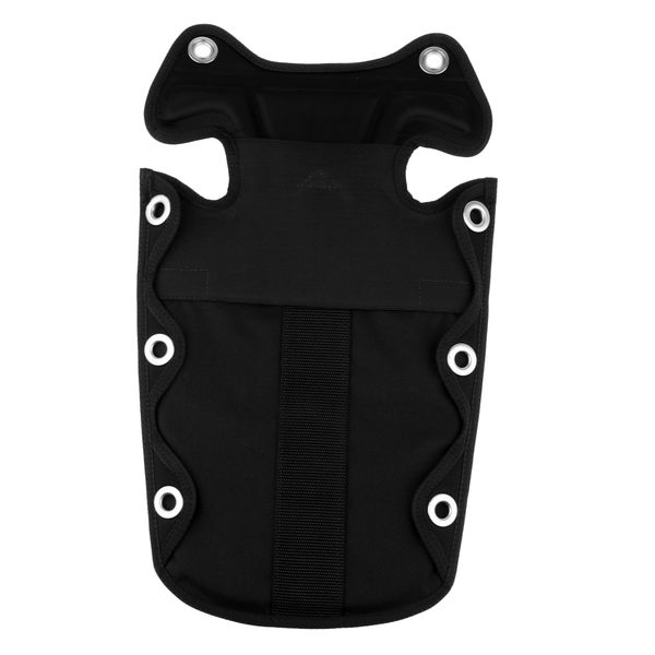 

soft scuba diving back support backplate pad with storage pocket for harness