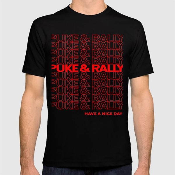 

puke rally t shirt booze beer humor party souvenir gift drinkers plastic bag
