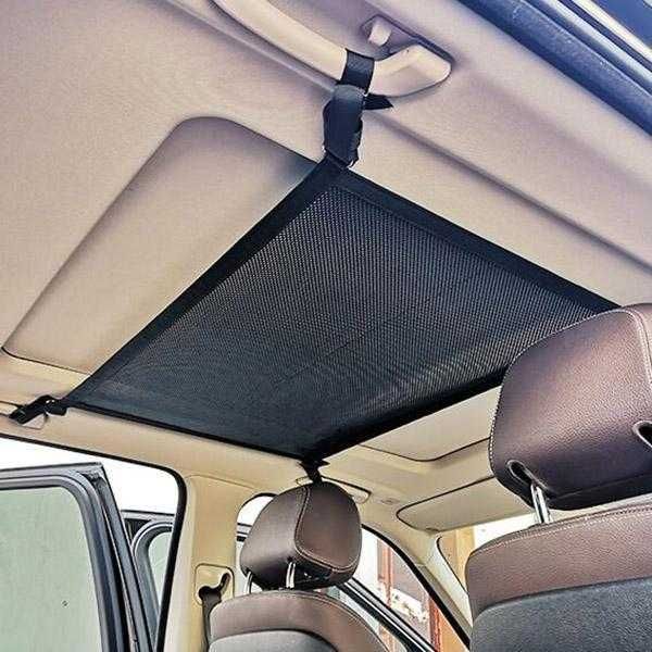 

car roof handle storage net