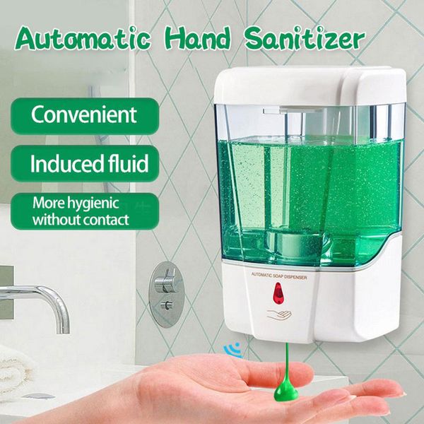 

700ml household touchless soap dispenser wall mounted alcohol auto sensor electric automatic hand sanitizer