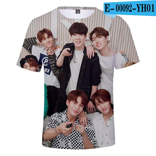 

kpop ateez men ateez member printed brand 3d print shirts aesthetic oversized horror men clothing