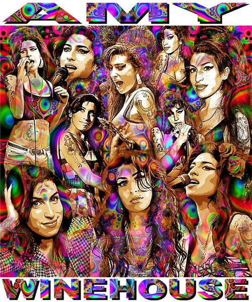 

amy winehouse tribute t-shirt or print by ed seeman