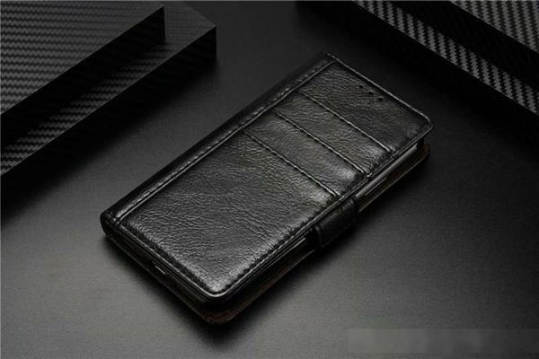 

luxury leather wallet case for iphone 8 7 6 6s plus x xs max xr card slots holder stand magnetic 360 flip cover