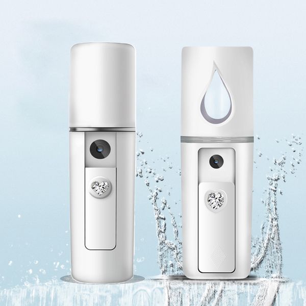 

water replenishing instrument usb rechargeable portable facial part humidifier hand-held nanometer cold spray water replenishing