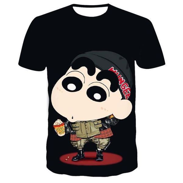 

cartoon cute boy crayon shinchan summer boys girls costumes street cartoon 3d print shirts harajuku aesthetic hentai men clothing
