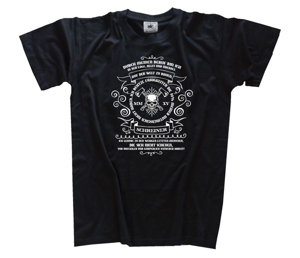 

through my job i am in the location - carpenter t-shirt s-xxxl print t shirt men tee