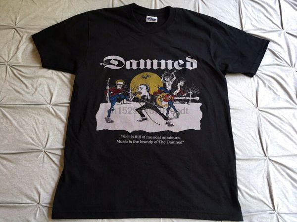 

the damned vintage t shirt punk rare 80s shirt reprint