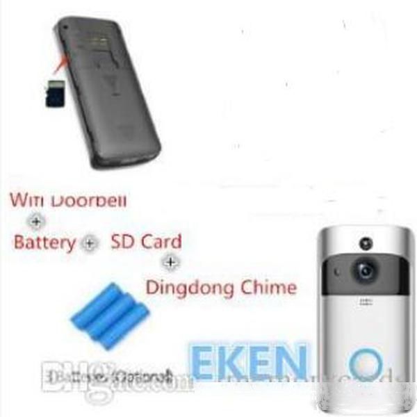 

2019 v5 smart video intercom video door phone door bell wifi doorbell camera for home ir alarm wireless security camera