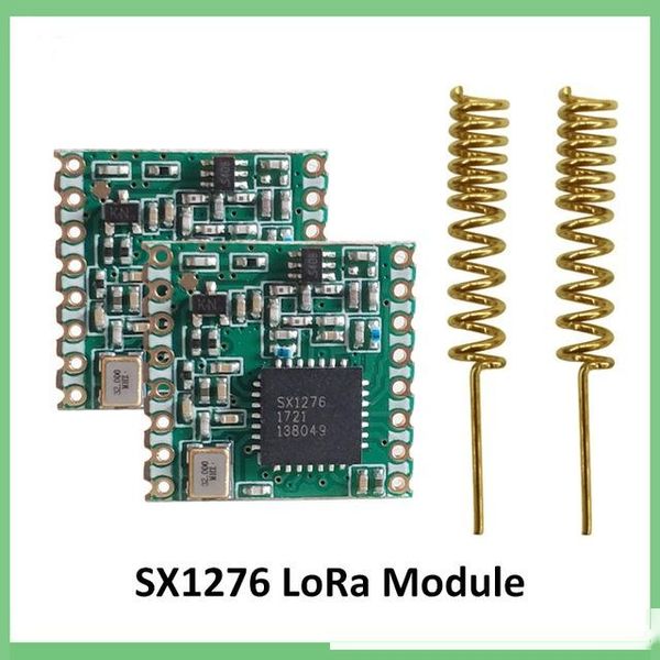 

ellphones & telecommunications 2pcs lorawan transceiver rf lora module sx1276 chip nrf52832 radio comunicador de longo alcance communicat...