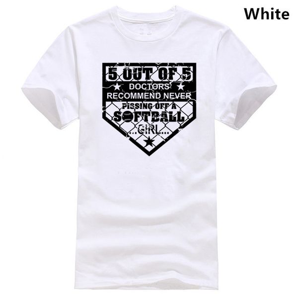 

5 out of 5 doctors recommend never piss off a softball girl shirt