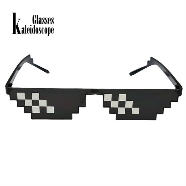 

sunglasses pixel glasses deal with it men thug life 8 bit for male, White;black