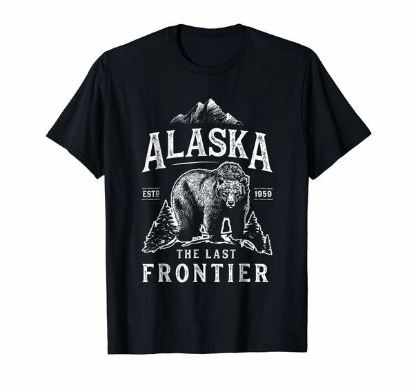 

alaska t shirt the last frontier bear home men women gifts