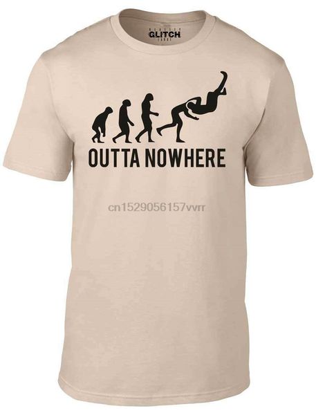 

outta nowhere t-shirt - смешная футболка шутка шаг бороться спорт ретро гк (1