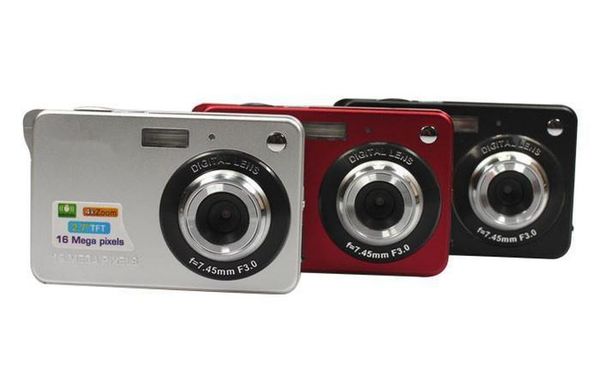 

hd digital camera 16mp 2.7 tft 4x zoom smile capture anti-shake video camcorder dc530 alishow 4-dv