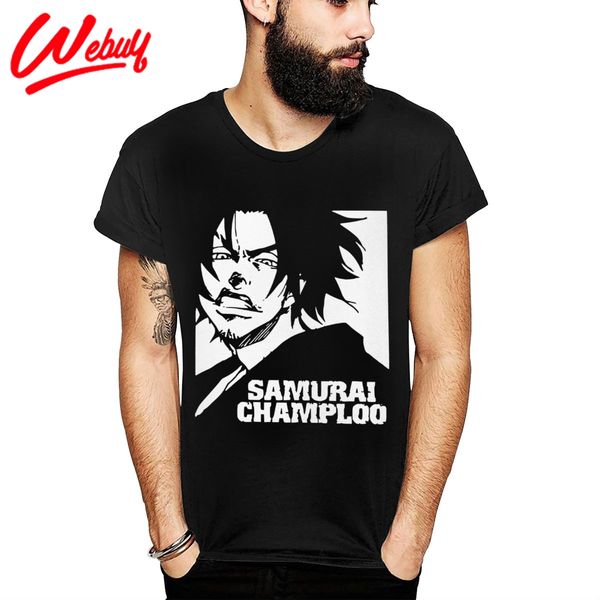 

hip hop samurai champloo mugen t shirt man's round neck rock roll tee shirt new healthy cotton t shirt