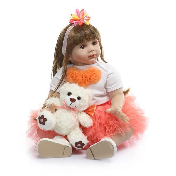 

npk new cute princess long hair doll gift for kids birthday gift