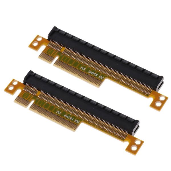 

2pcs pci-e graphics adapter card pci express 8x to 16x riser card converter