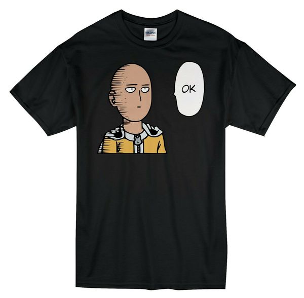 

saitama one punch man ok t-shirt
