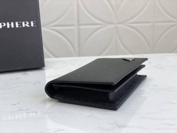 

2020 free shipping new fashion men's black card holder8