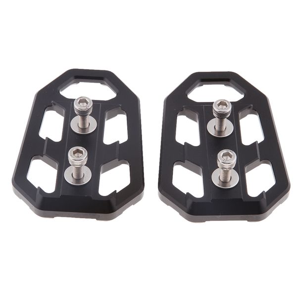 

1 pair black motorcycle foot pegs bracket wide rider footrest for kawasaki