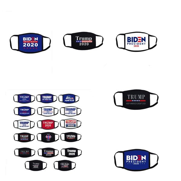 

3d printing trump biden 2020 mask windproof cotton mouth masks children american election usa style mask dhl, Blue