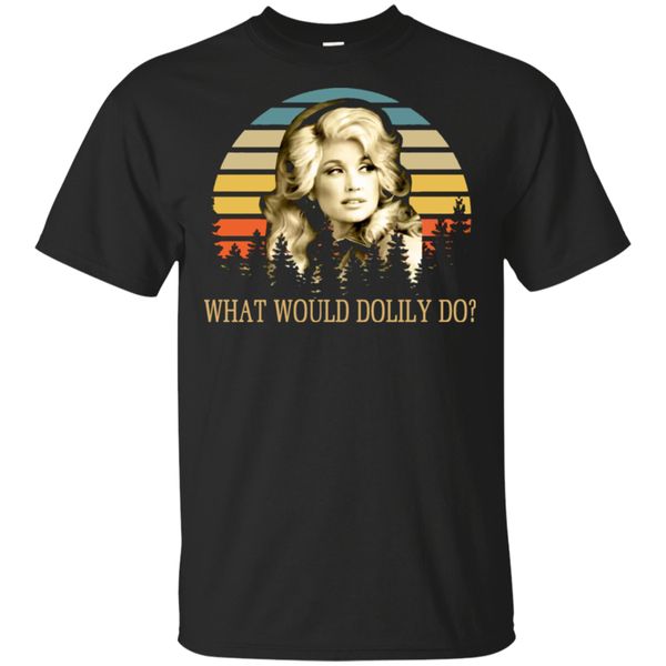 

dolly parton t-shirt what would dolly do country music legend men's black s-3xl summer style casual wear tee shirt