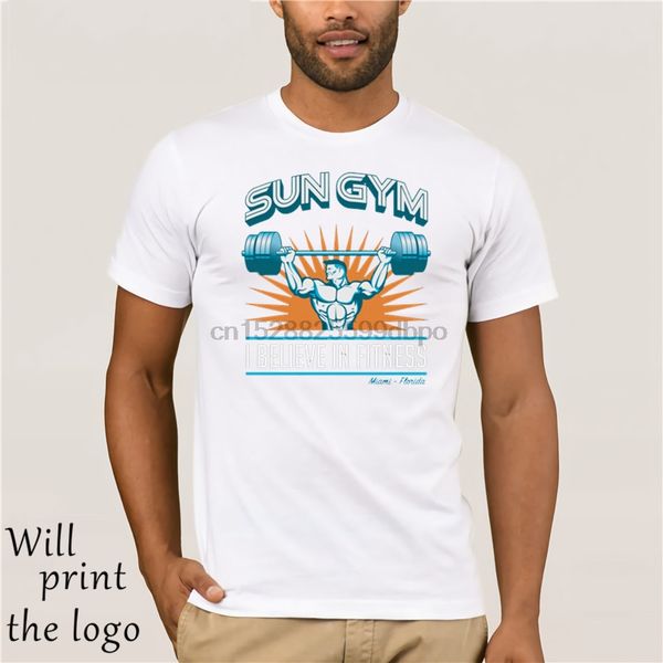 

sun gym i believe in fitness pain gain mens t-shirt cool casual pride t shirt men new