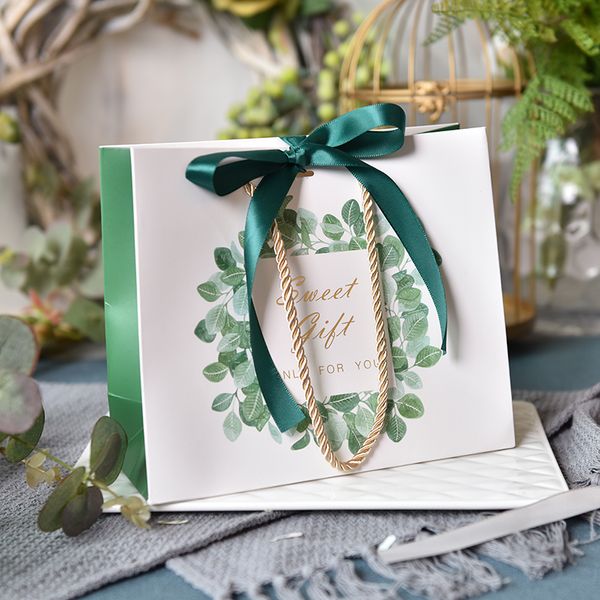 

gift wrap 10pcs/lot forest series creativity wedding candy packaging with bag birthday party decor packing