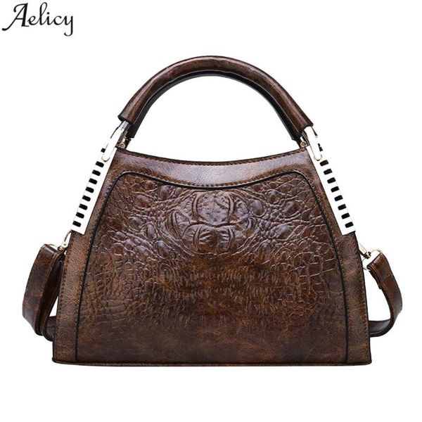

aelicy women's crocodile small square bag crossbody bag women's small square wild casual messenger shoulder