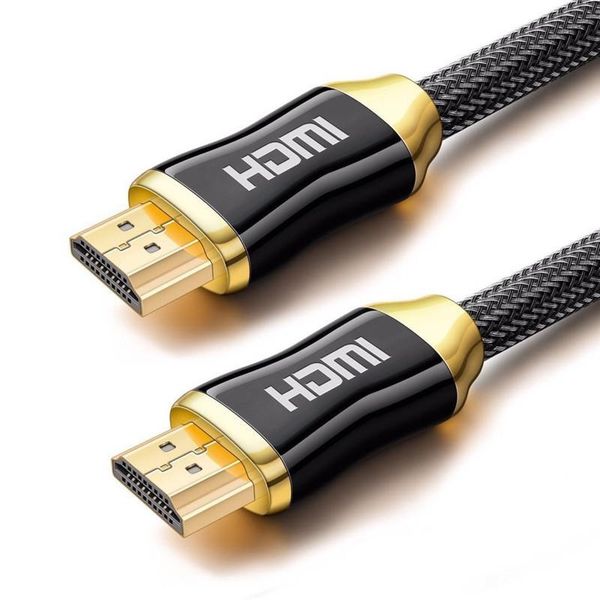 

4k hdmi to hdmi cable full hd version 2.0 30awg od7.3mm metal connector for tv ,monitor , projector 1m3ft ,2m6ft ,3m10ft hight quality