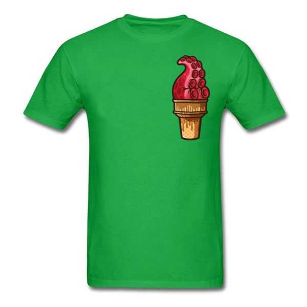 

graphic tshirt pink tentacle treat ice cream mens spring clothing print 3d green t shirt for men brand new teeshirt